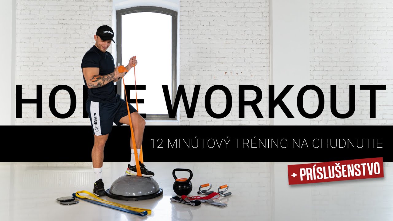 Intenzívny 12-minútový tréning na chudnutie s fitness príslušenstvom I Home workout I GymBeam