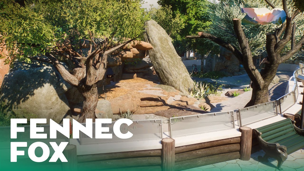 Fennec Fox Habitat - Yosemite Valley - Planet Zoo Sandbox Zoo