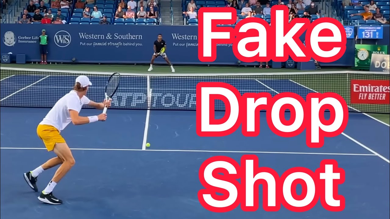 How To Hit A Fake Drop Shot (Tennis Technique & Strategy)