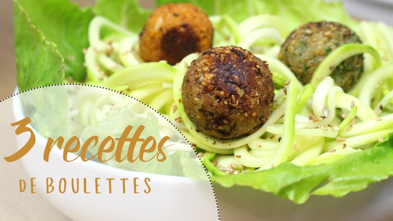 3 RECETTES DE BOULETTES | VEGAN