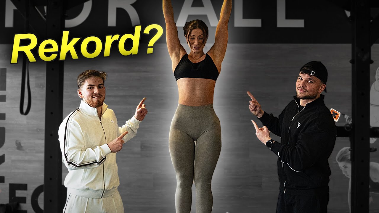 Wie viele Klimmzüge schaffen FREMDE im Gym?