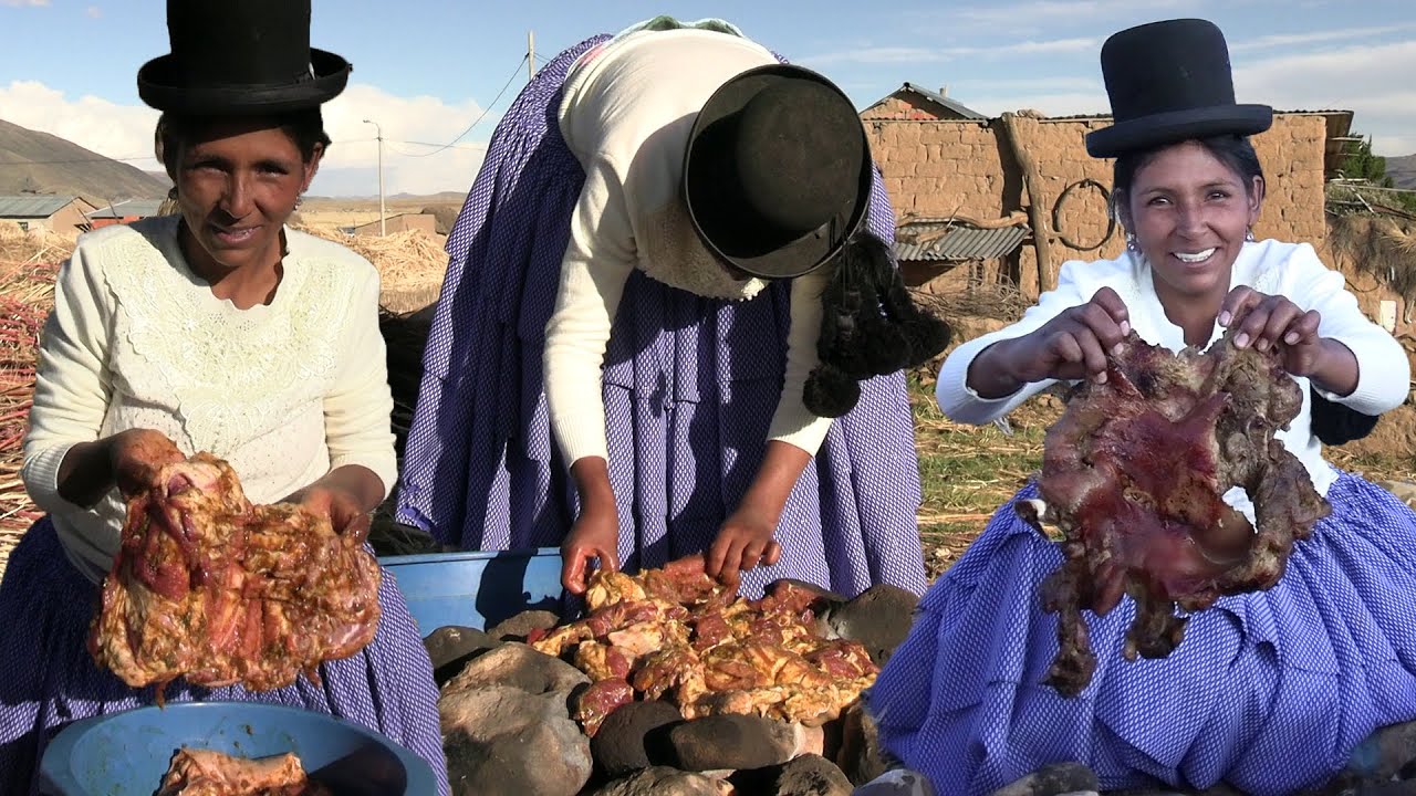 LA RICA HUATIA DE CHANCHO A LA PIEDRA EN EL CAMPO - CHOLITA JULIA