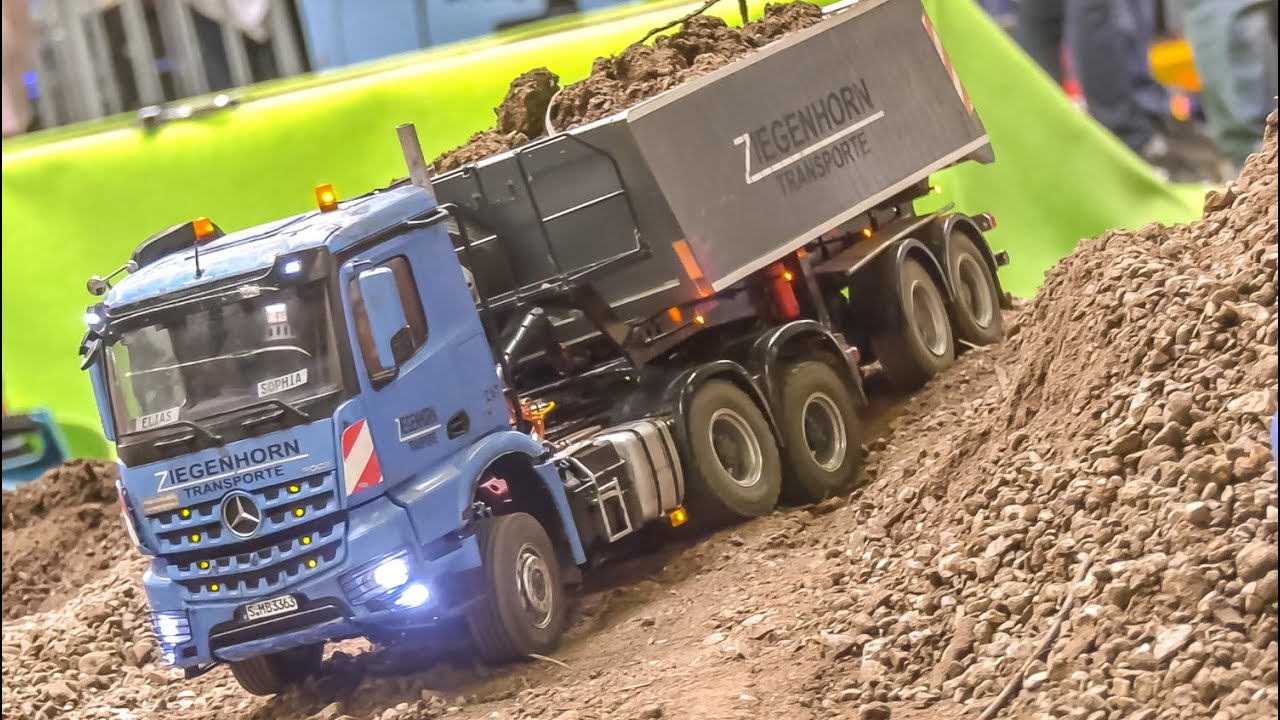 MEGA RC Trucks! DDR Tractor! Heavy Transport!