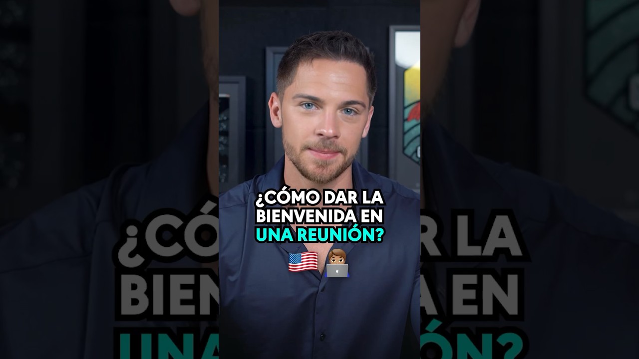&iquest;C&oacute;mo dar la BIENVENIDA en INGL&Eacute;S en una reuni&oacute;n?💼⁣