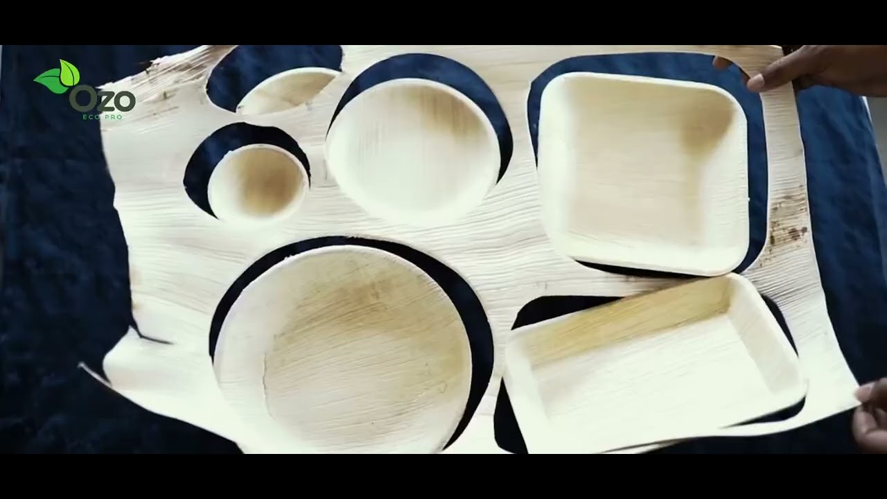 Ozo eco pro palm leaf plates 🌴