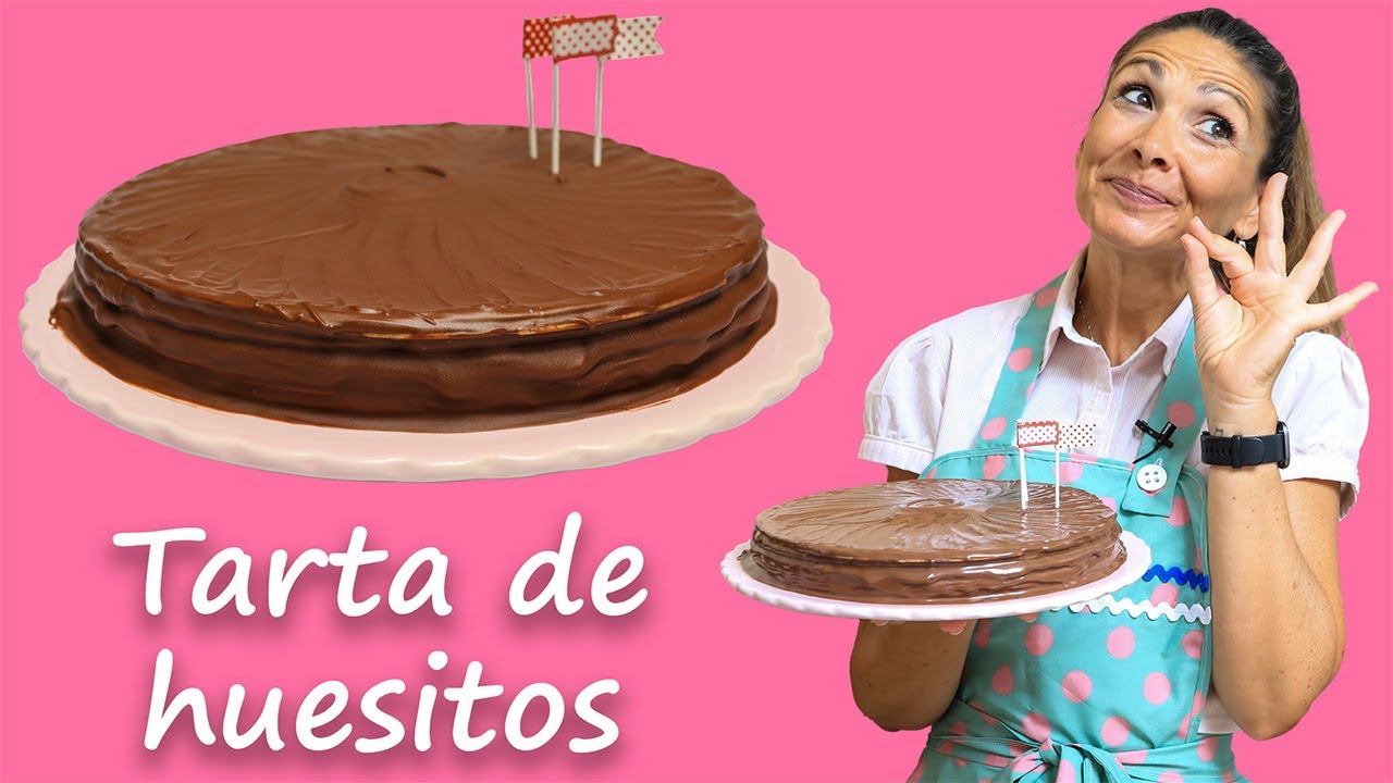 TARTA de HUESITOS 🍫🍫 / Con NUTELLA 🍫🍫 y OBLEAS / Sólo 2 ingredientes 🎉 y SIN HORNO  / Súper FÁCIL