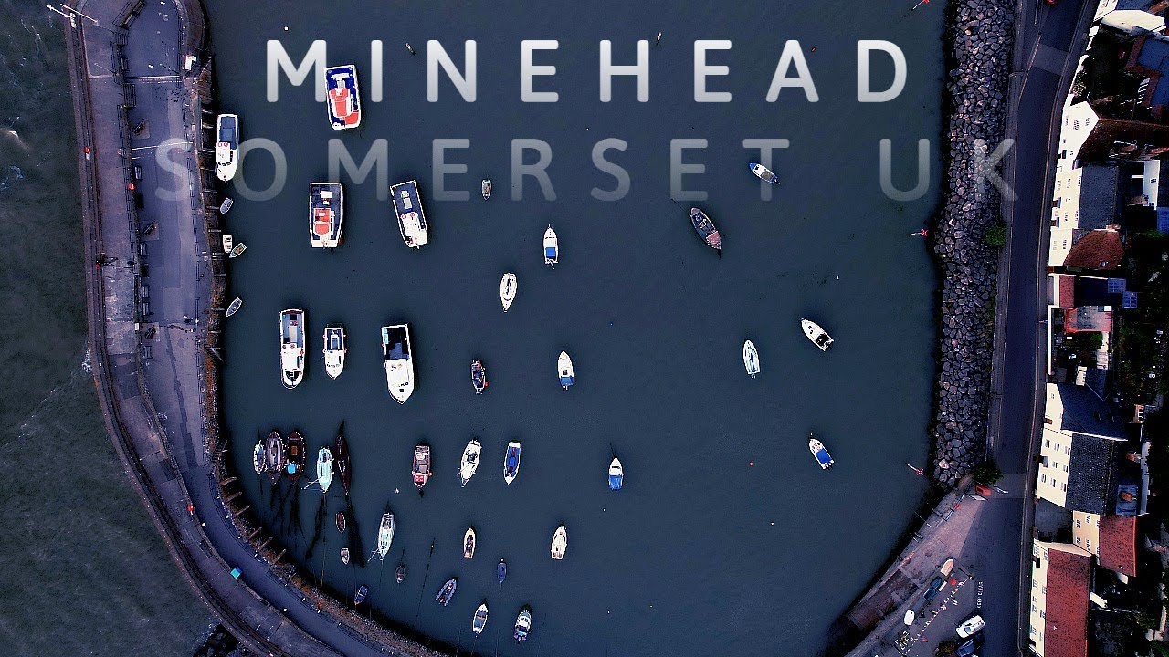 MINEHEAD BEACH CINEMATIC DRONE FOOTAGE 4K