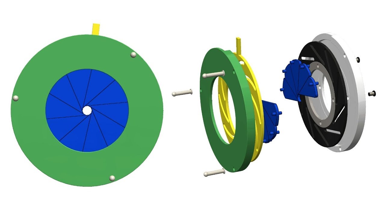 Solidworks tutorial: iris Mechanism/Diaphragm Camera Shutter Design Assembly and Animation