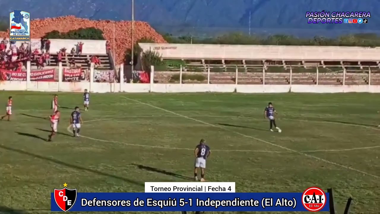 Def. Esquiú 5-1 Independiente (El Alto) | Fecha 4 - Torneo Provincial 2026 | Primo A. Prevedello