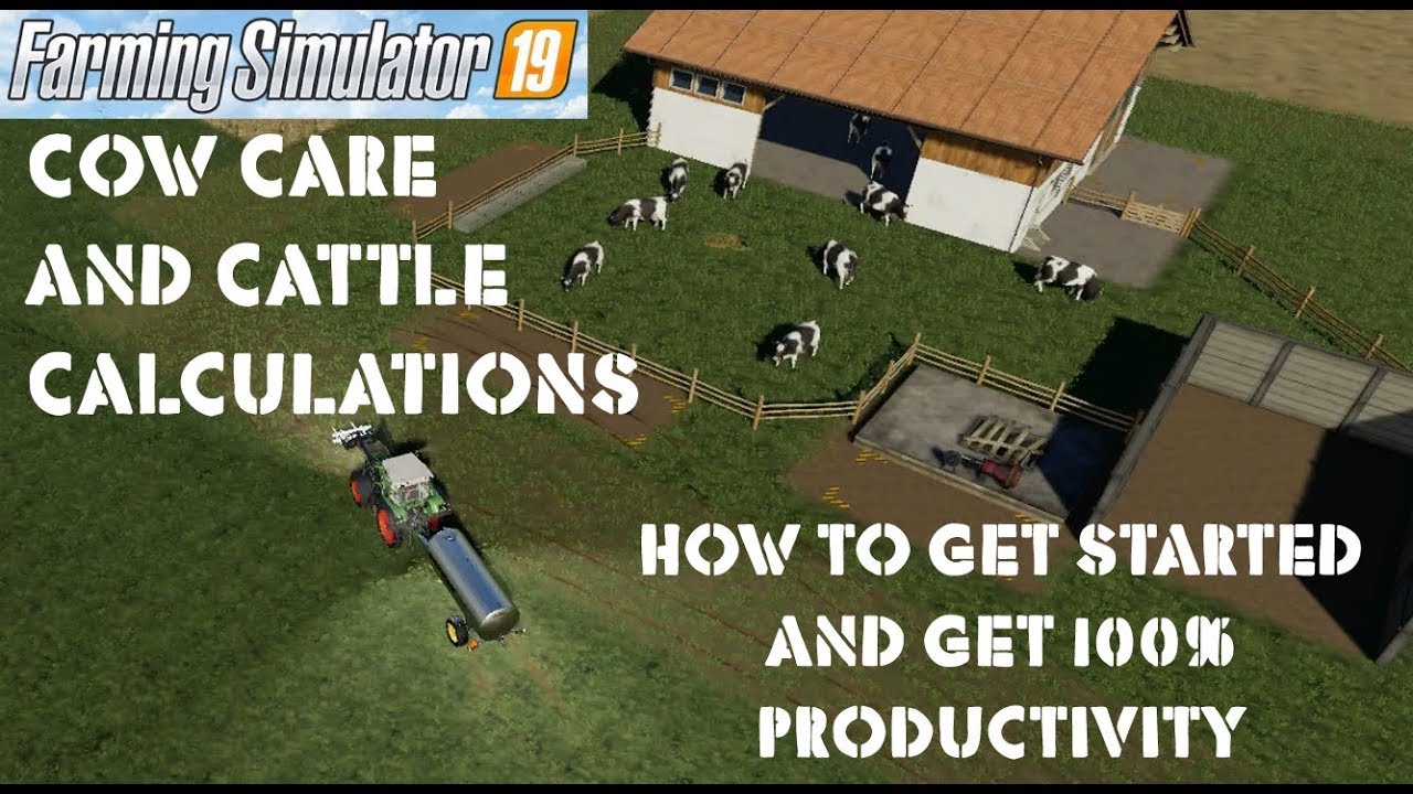 Farming Simulator 2019 XBOX: Уход за коровами и расчеты для крупного рогатого скота