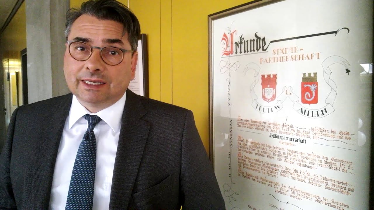 Begrüßung Dr. Alexander Berger, Bürgermeister der Stadt Ahlen