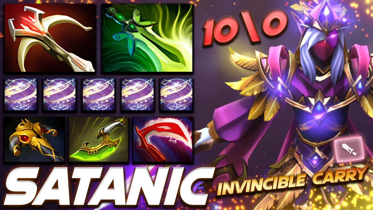 Satanic Templar Assassin Invincible Carry - Dota 2 Pro Gameplay [Watch & Learn]