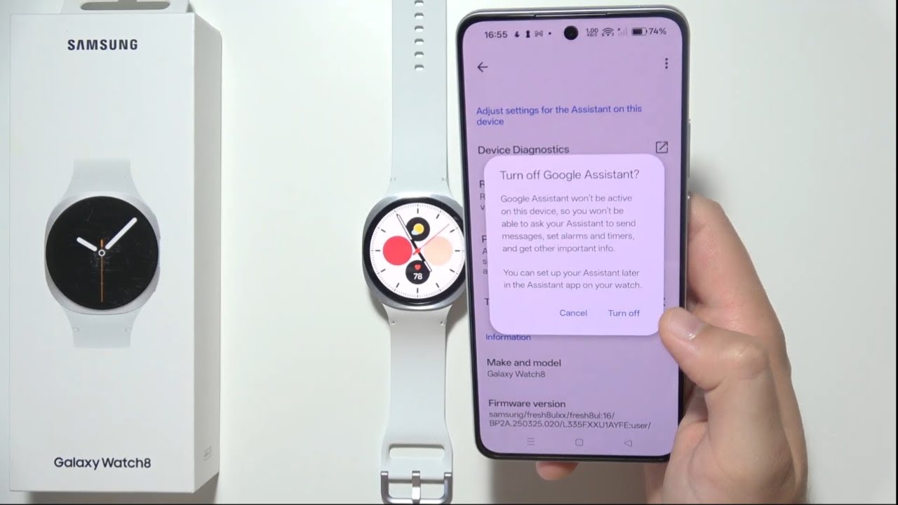 SAMSUNG Galaxy Watch 8: How to Turn Off Google Assistant