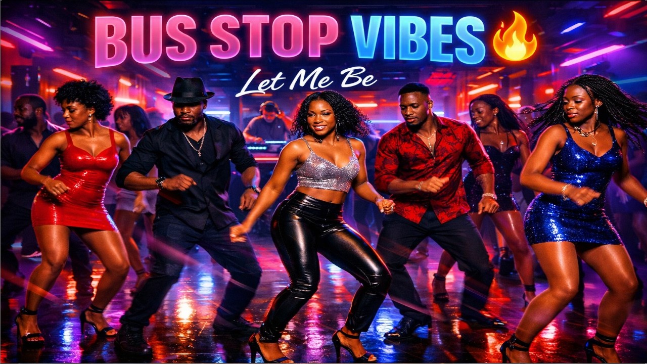 Crowd Goes Wild Dancing to “Let Me Be” – Nightclub Bus Stop Dance Party 🔥