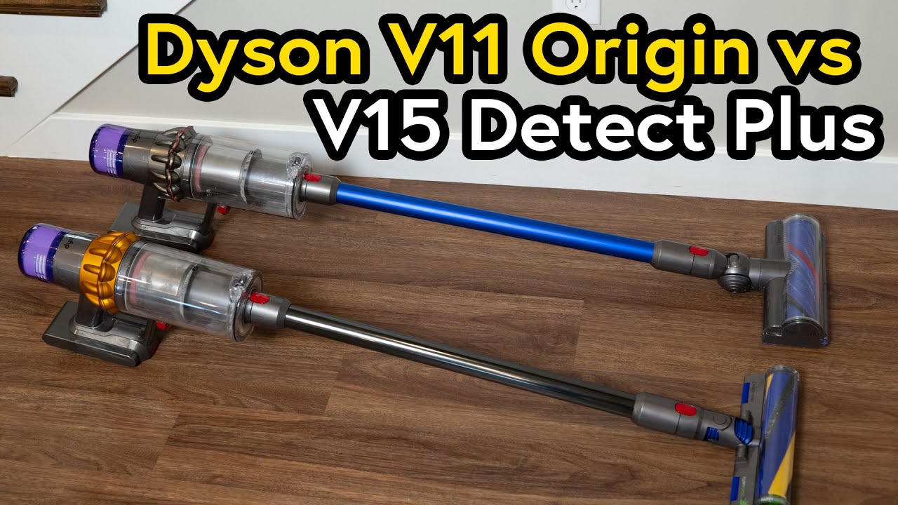 Какой пылесос Dyson купить? Сравнение V11 Origin и V15 Detect Plus.