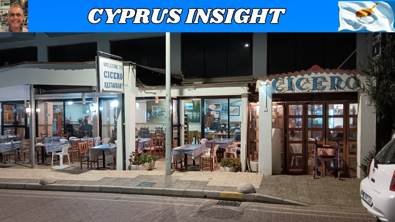 Cicero Traditional Cyprus Restaurant, Ayia Napa Cyprus.