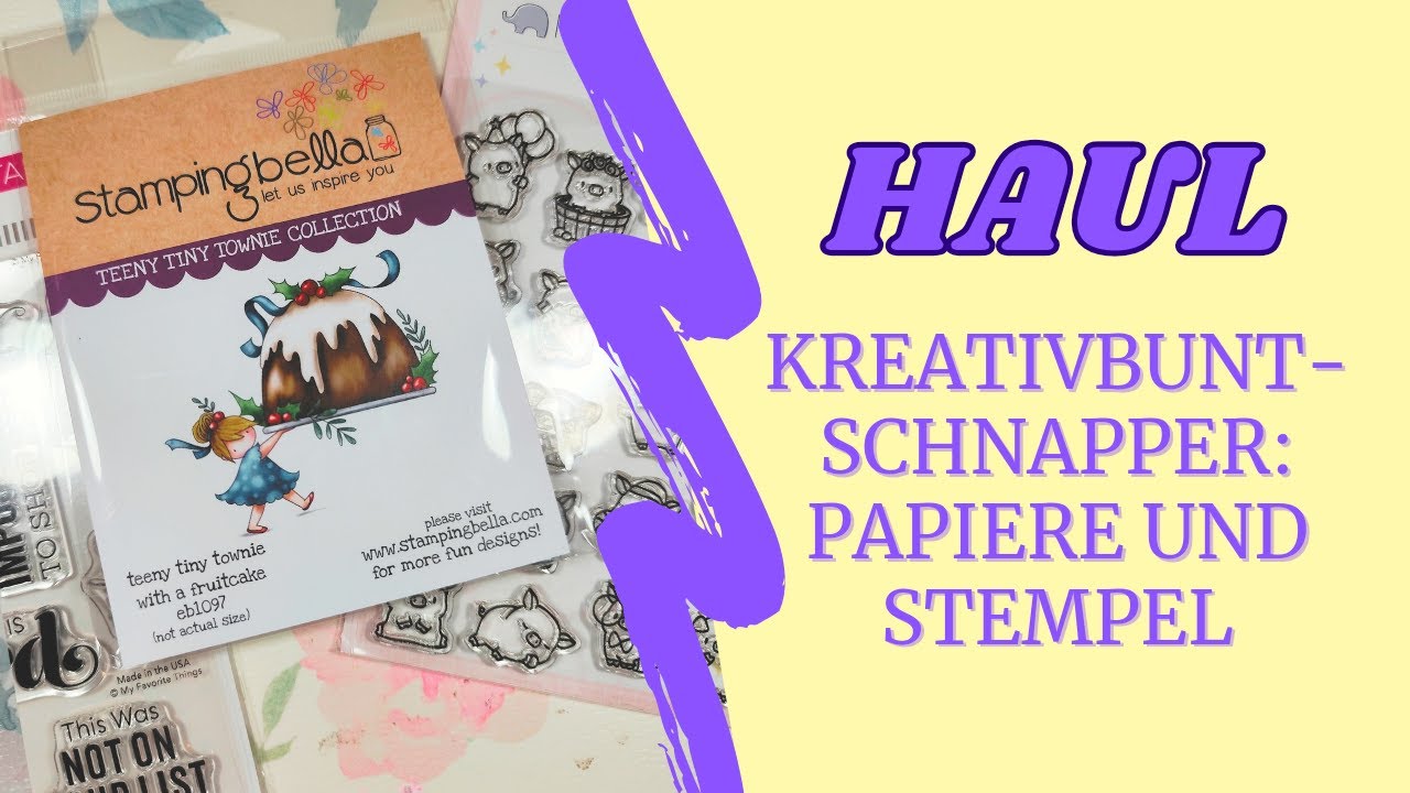 Bastel-HAUL - 30 % bei Kreativbunt - Papiere, Stempel und mehr