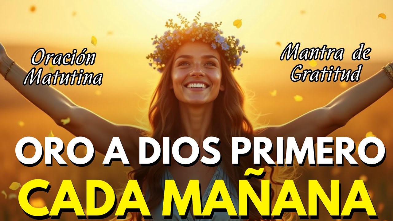 🌅 Empieza Tu Día Orando a Dios | Esta Oración de la MañanaTransforma Todo | Mantra de GRATITUD