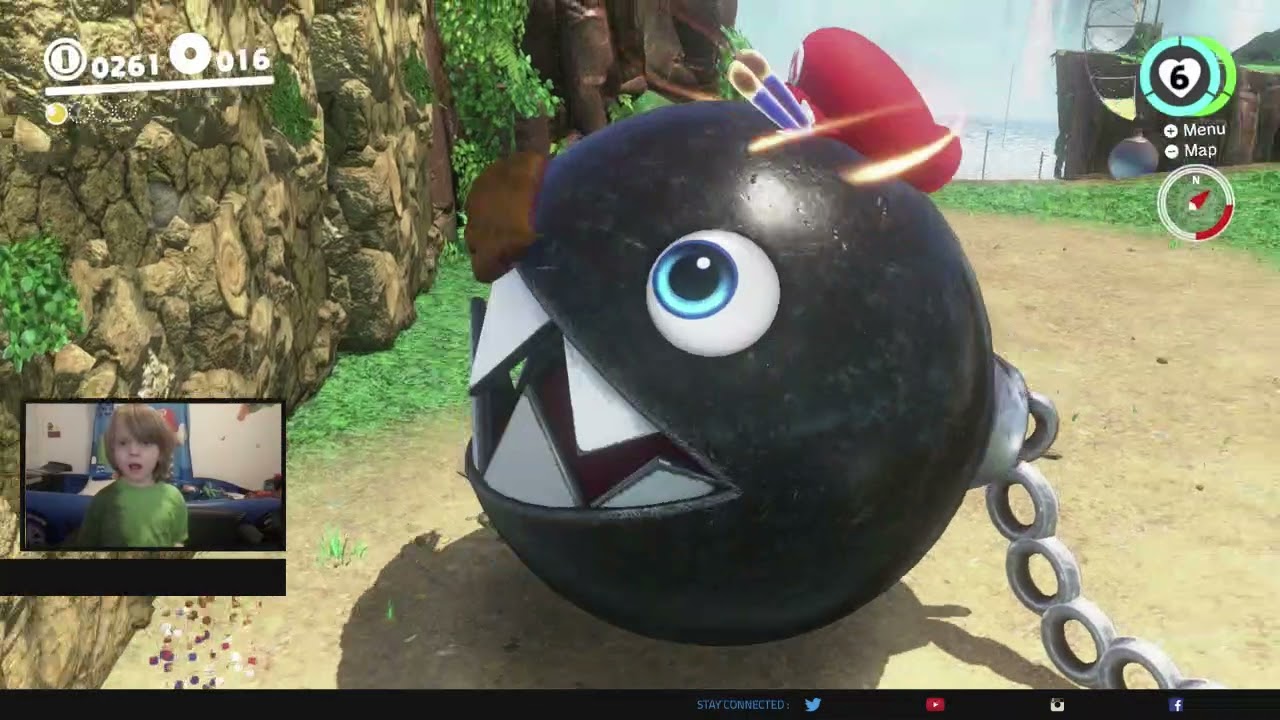 Waterfall Basin Super Mario Odyssey Gameplay by Mali