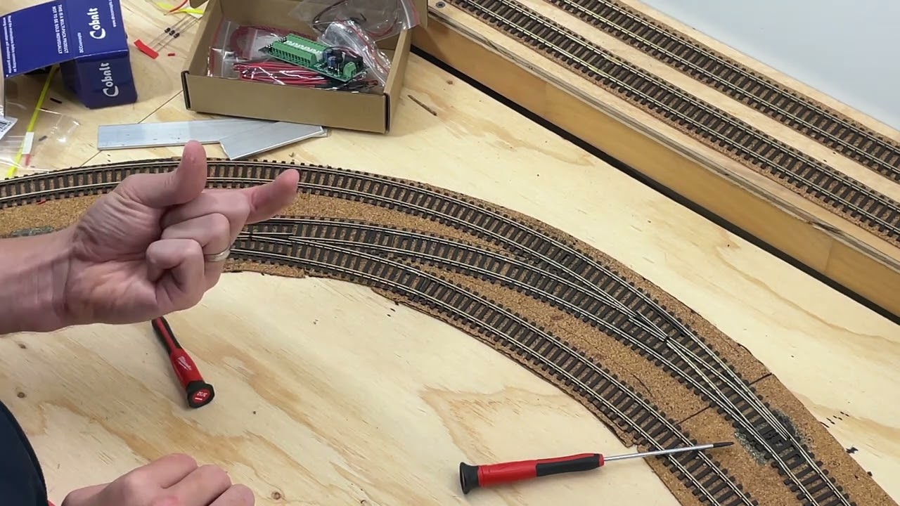Josef - Model Railway & Toy Room 37 DOUBLE WIRING  2 COBALT IP DIGITAL DCC Point Motors With Signal