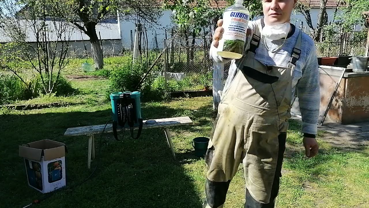 Cum dam cu erbicid total în gradina, livada, vita de vie