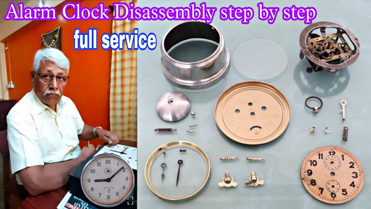 old alarm clock repair | vintage alarm clock repair & disassembly @mr_vipul_sinh