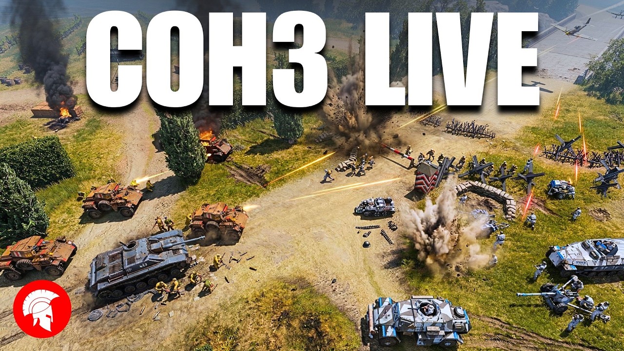 ⭐⭐⭐Company of Heroes 3 Live!⭐⭐⭐High Elo Action!⭐⭐⭐Achilles Gaming!