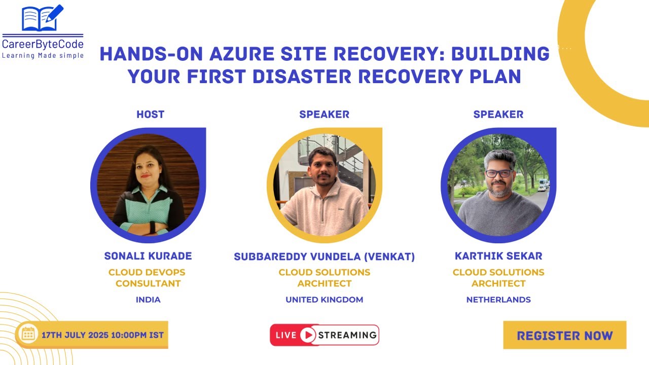 🌩️ Hands-On Azure Site Recovery: Building Your First Disaster Recovery Plan