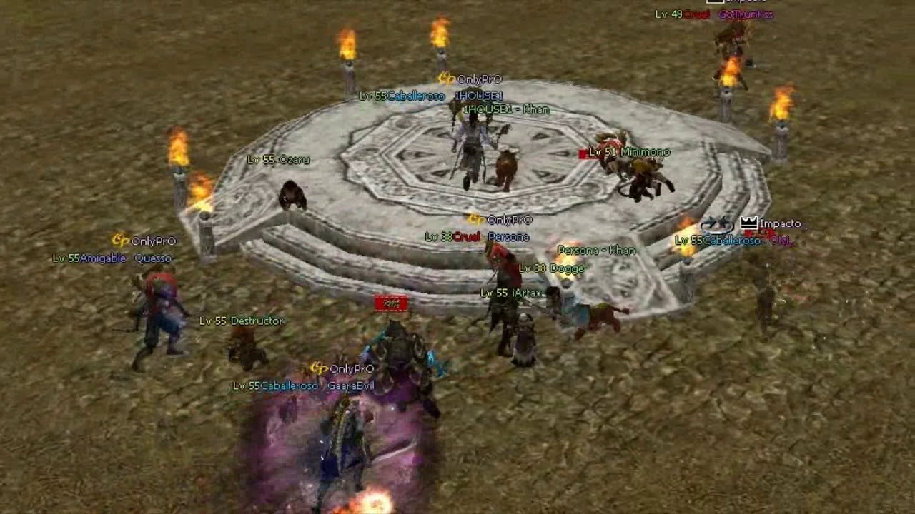 OnlyPro Vs Impacto - Guerra de gremios lvl 55 PvP