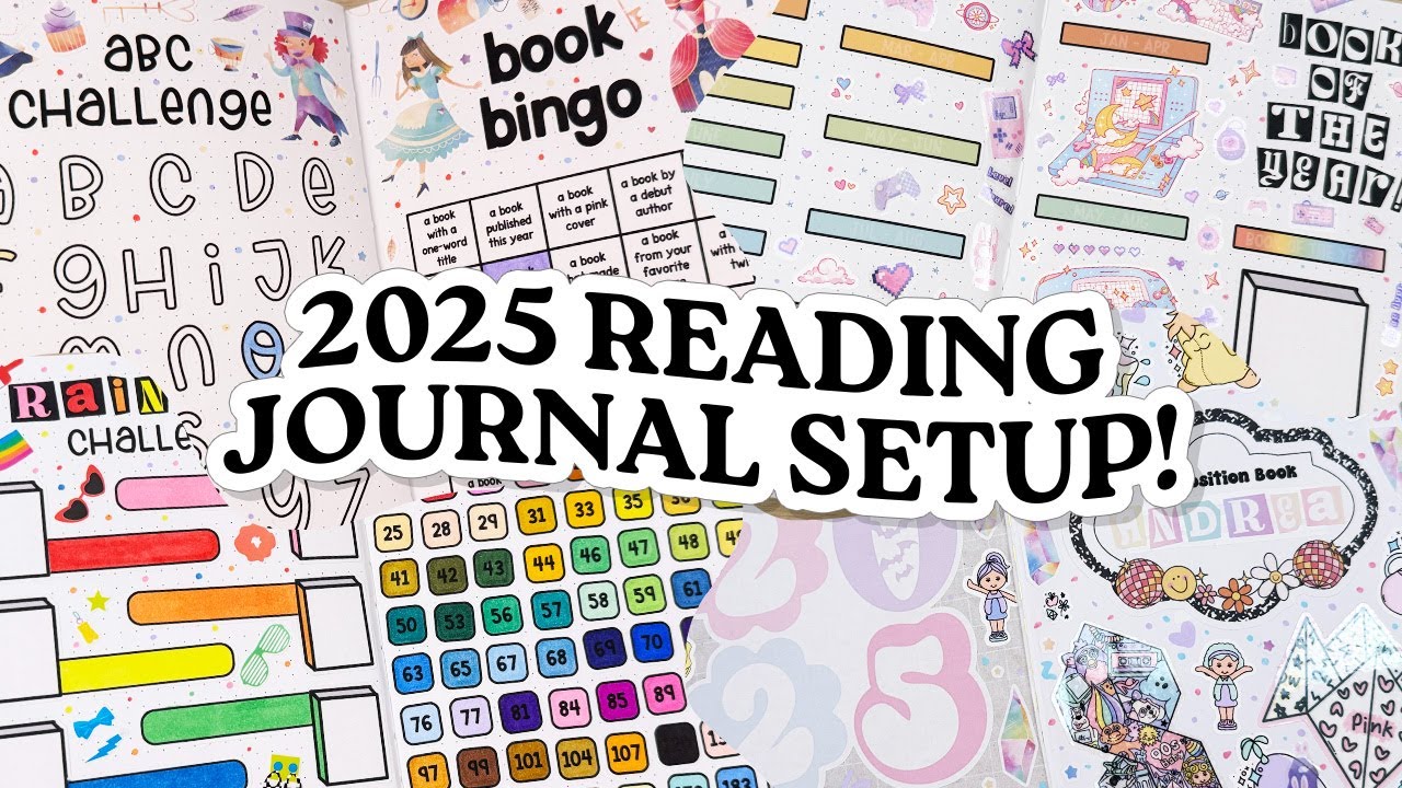 Setting Up My 2025 Reading Journal | Book Tracker & Goals