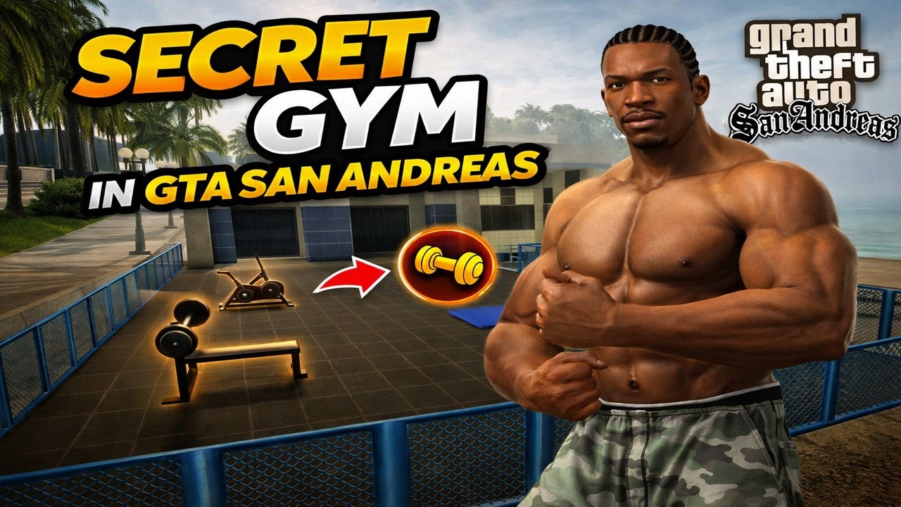 Secret Gym in GTA San Andreas 😱 (Unlocked From Start!)