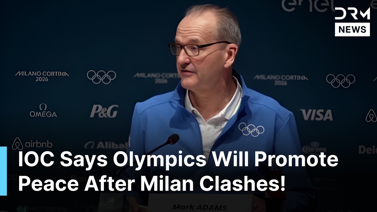 FULL PRESSER: IOC Says Olympics Will Spread Message of Peace After Milan Clashes | AD1Z