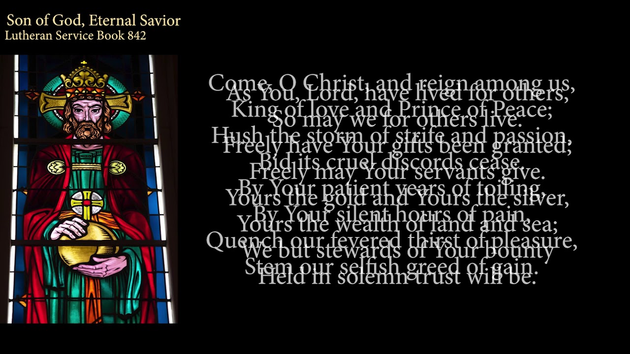 Hymn 842 Son of God, Eternal Savior
