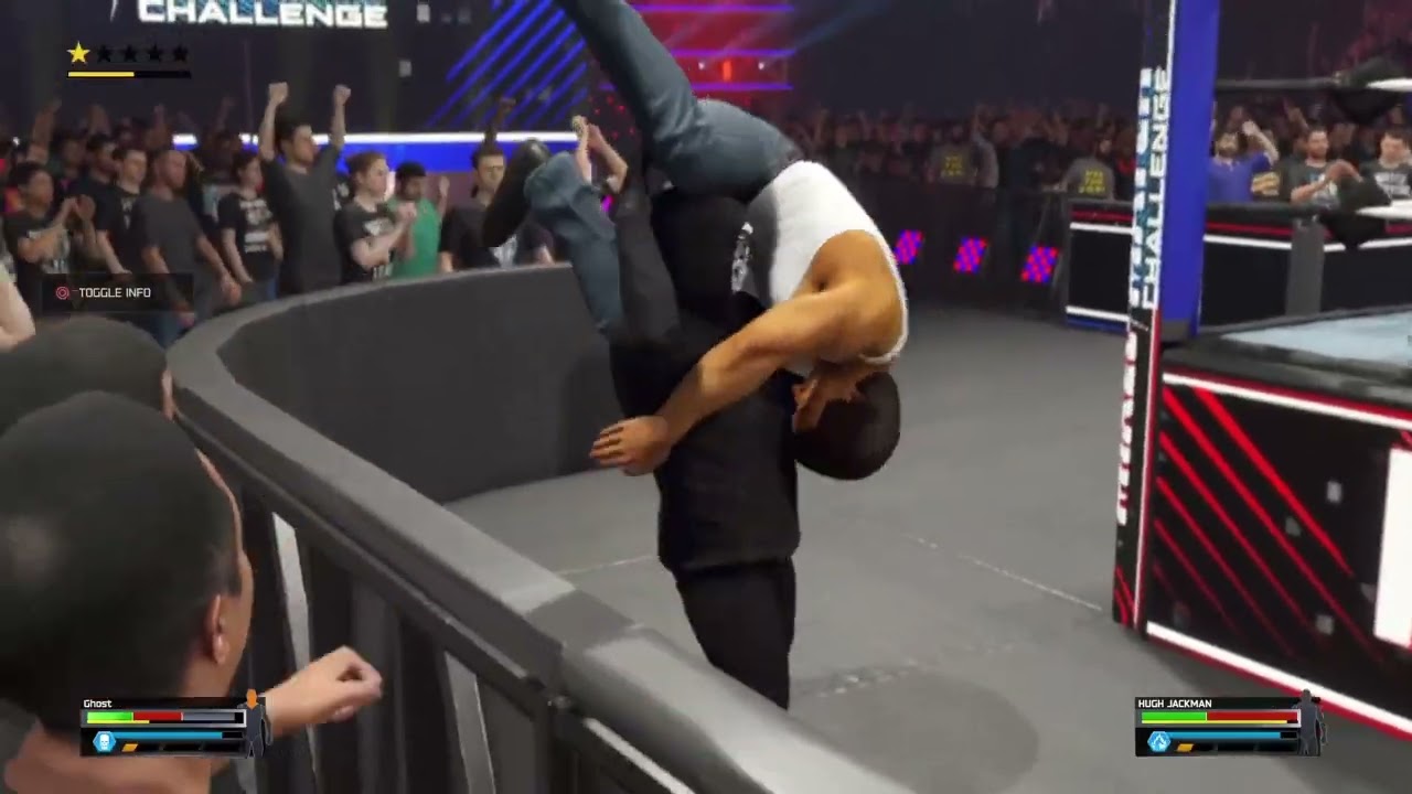 WWE 2K25: Ghost VS. Hugh Jackman