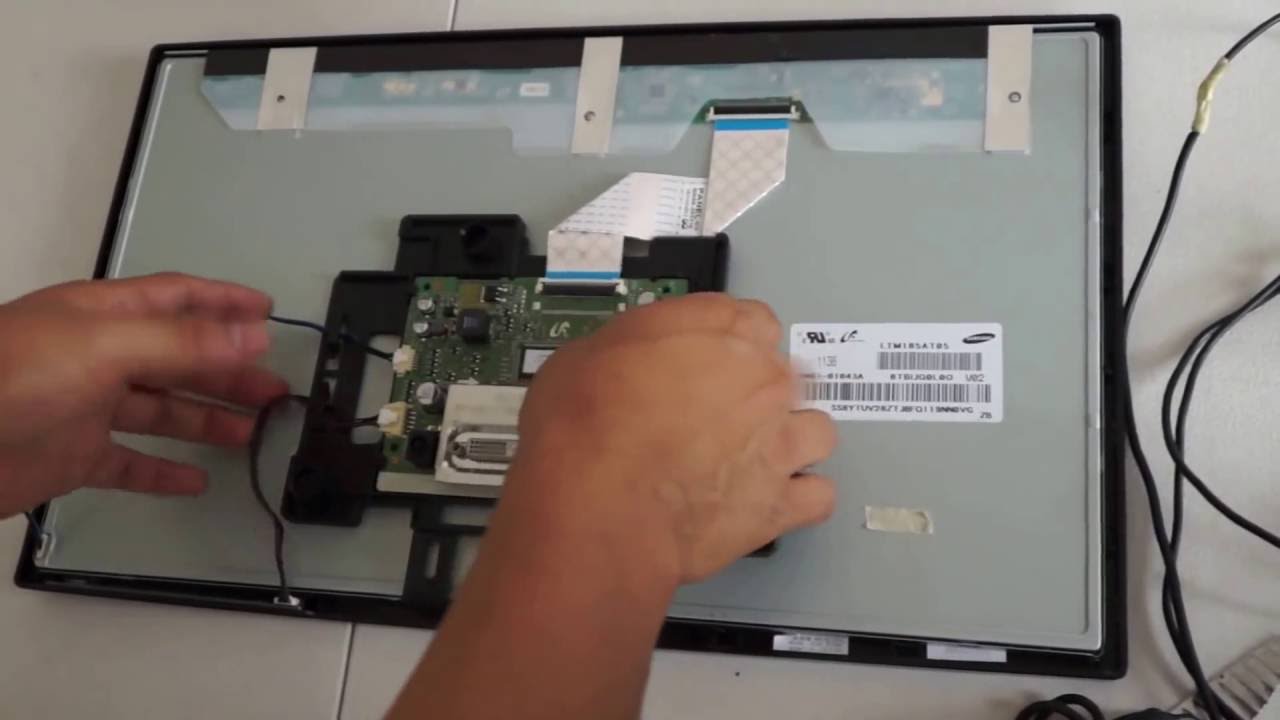 COMO REPARAR MONITOR LED SAMSUNG