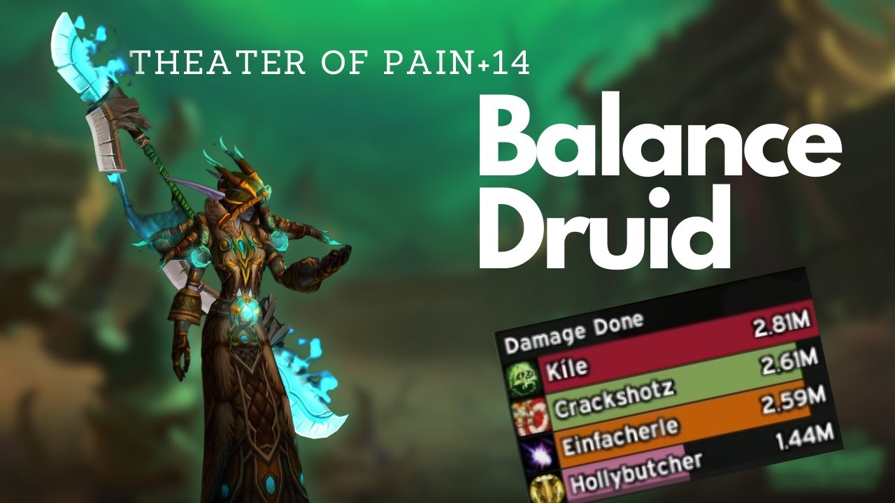 +14 Theater of Pain | Balance Druid PoV | Mythic+ The  War Within WOW Season 2