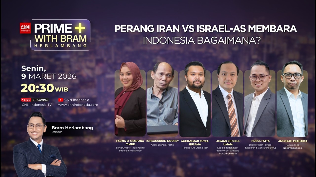 Perang Iran vs Israel-AS Membara, Indonesia Bagaimana? | Prime Plus