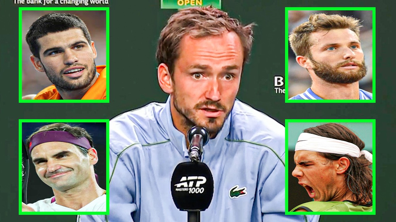 Medvedev Asked Who Has the Best Drop Shot, His Answer is... | Indian Wells 2026