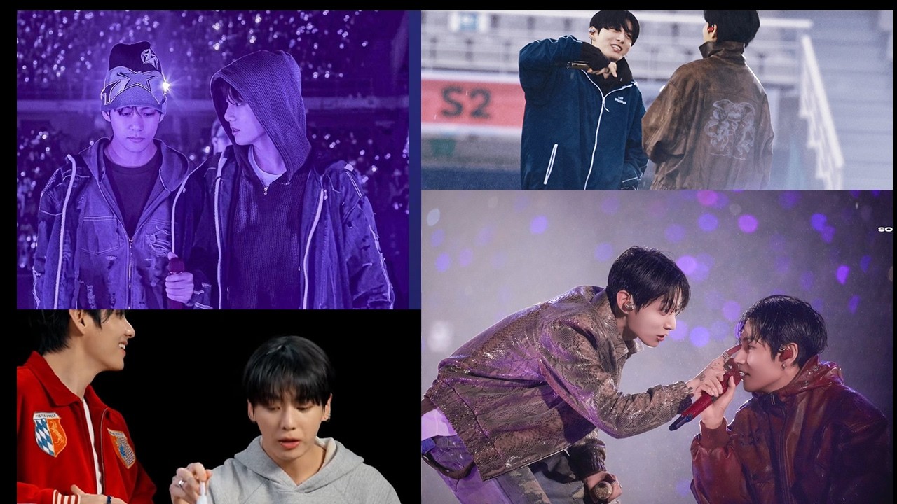 Taekook gave us hugs, suggestive actions, protectiveness & jealousy all in a day(Tk update analysis)