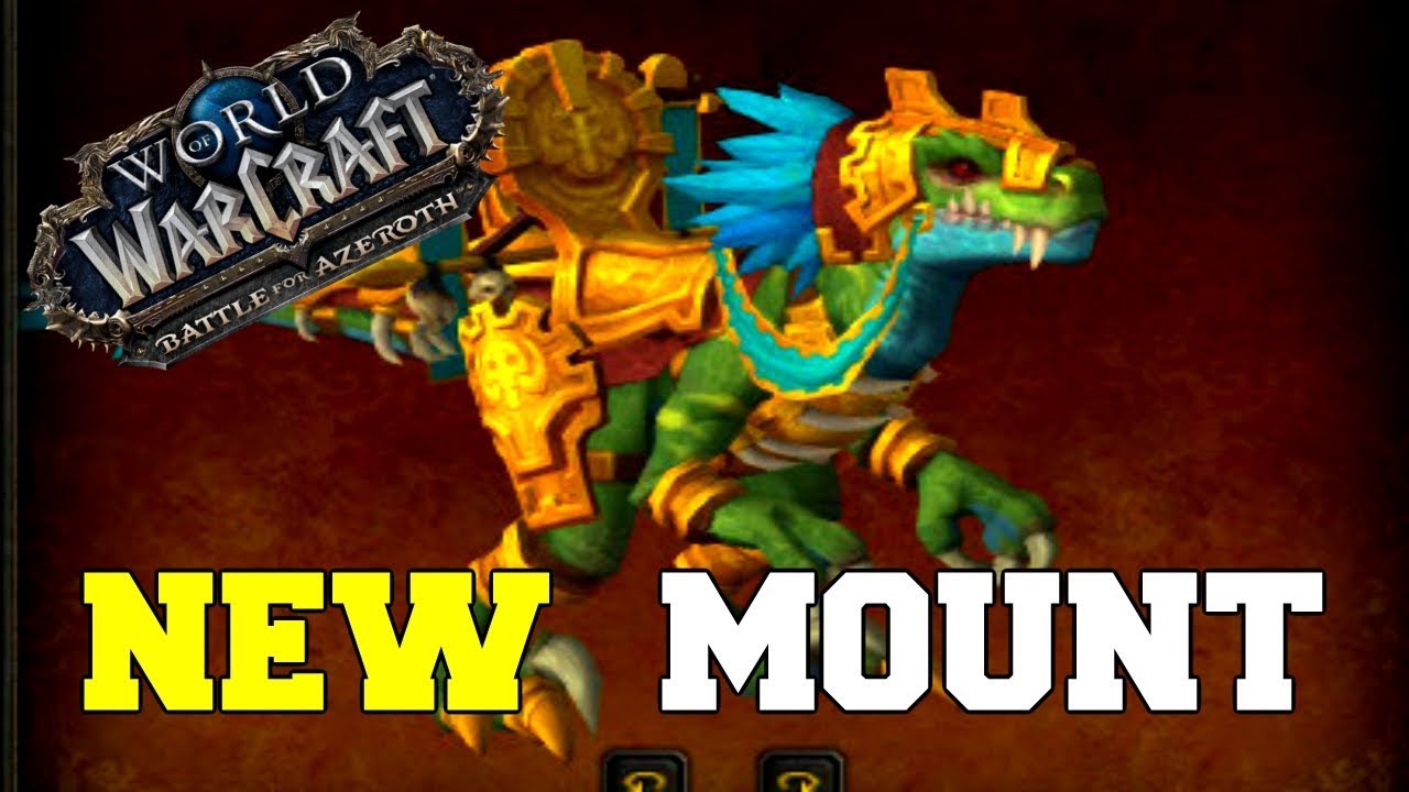 Gilded Ravasaur, Seabraid Stallion NOW LIVE | Battle for Azeroth Collector's Edition Rewards | WoW