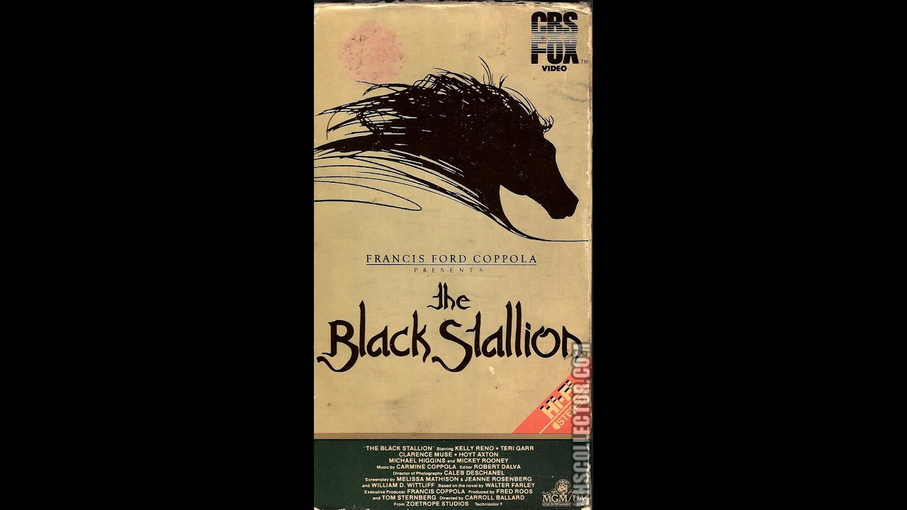 Opening and Closing To The Black Stallion 1984 VHS