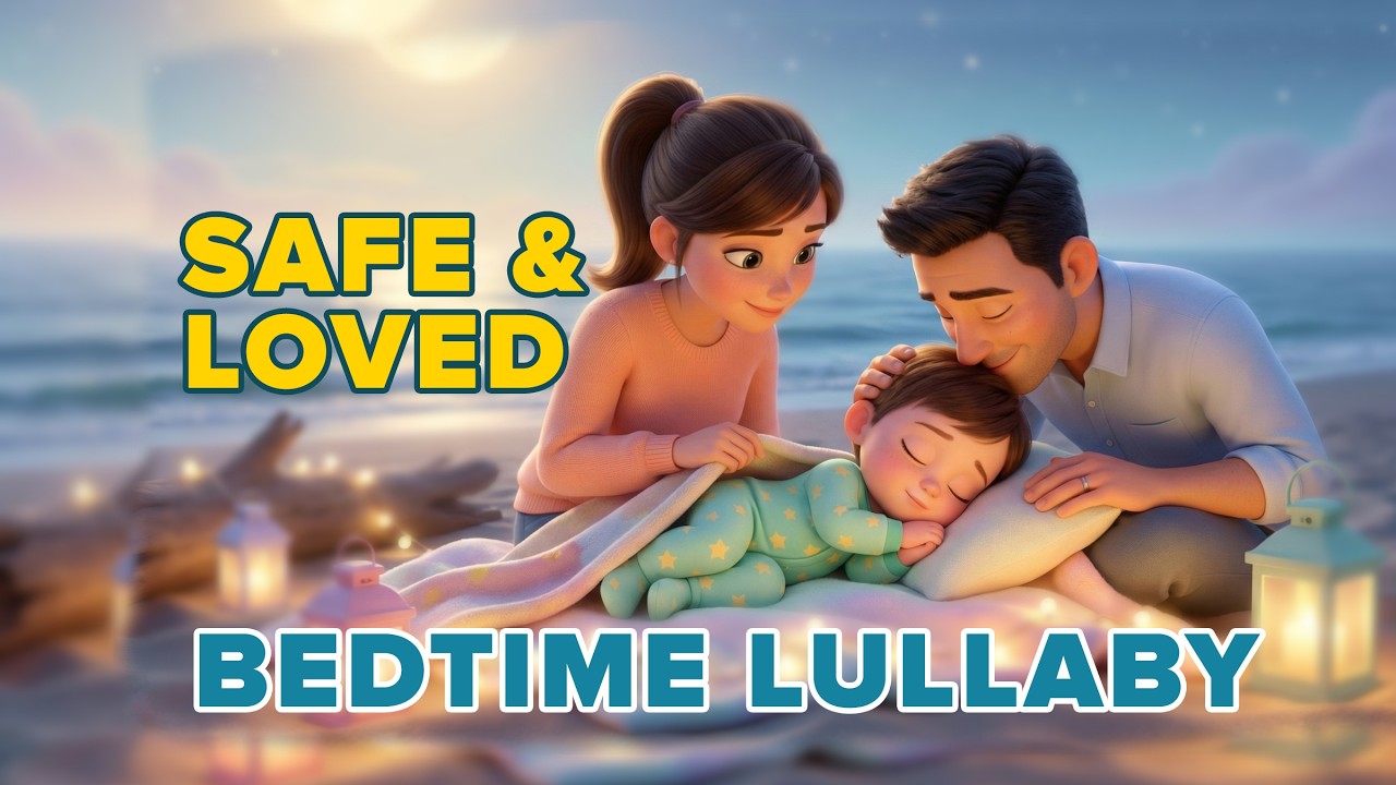 Mama & Daddy's Moon Boat | Sleep Song for Babies & Toddlers | Calming Night Music