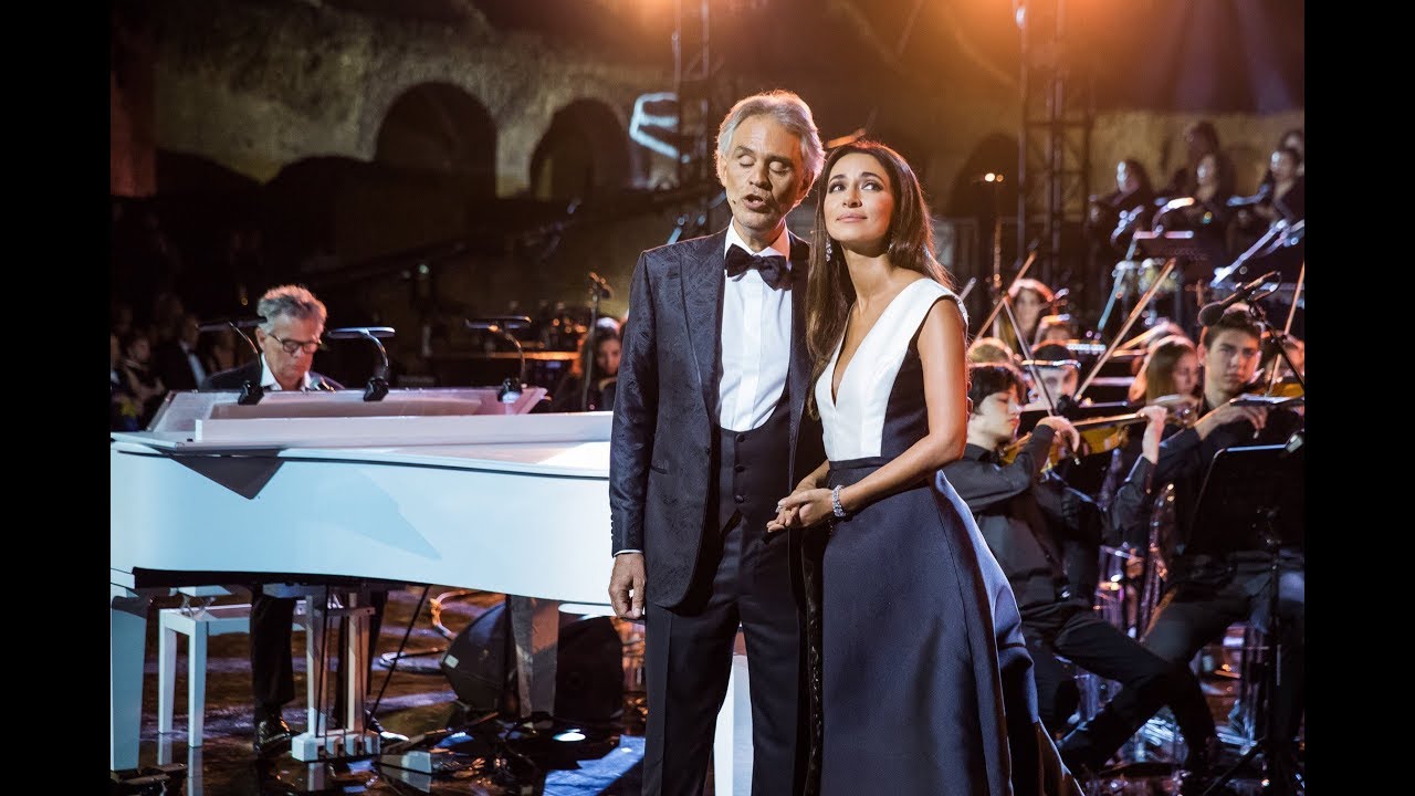 Zara and Andrea Bocelli - Con te partirò (@Celebrity Fight Night, Rai 1)