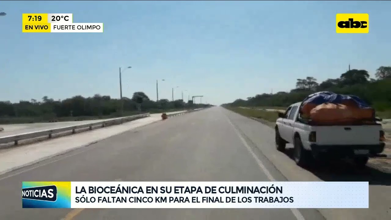 Ruta Bioceánica ya se encuentra en su etapa de finalización