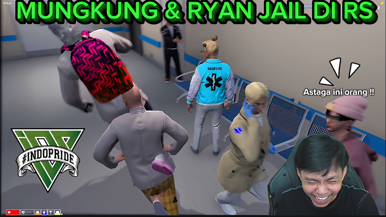 KOCAK ‼️ KEJAILAN MUNGKUNG & RYAN DI RUMAH SAKIT - GTA 5 ROLEPLAY #indopride #slebewgaming 