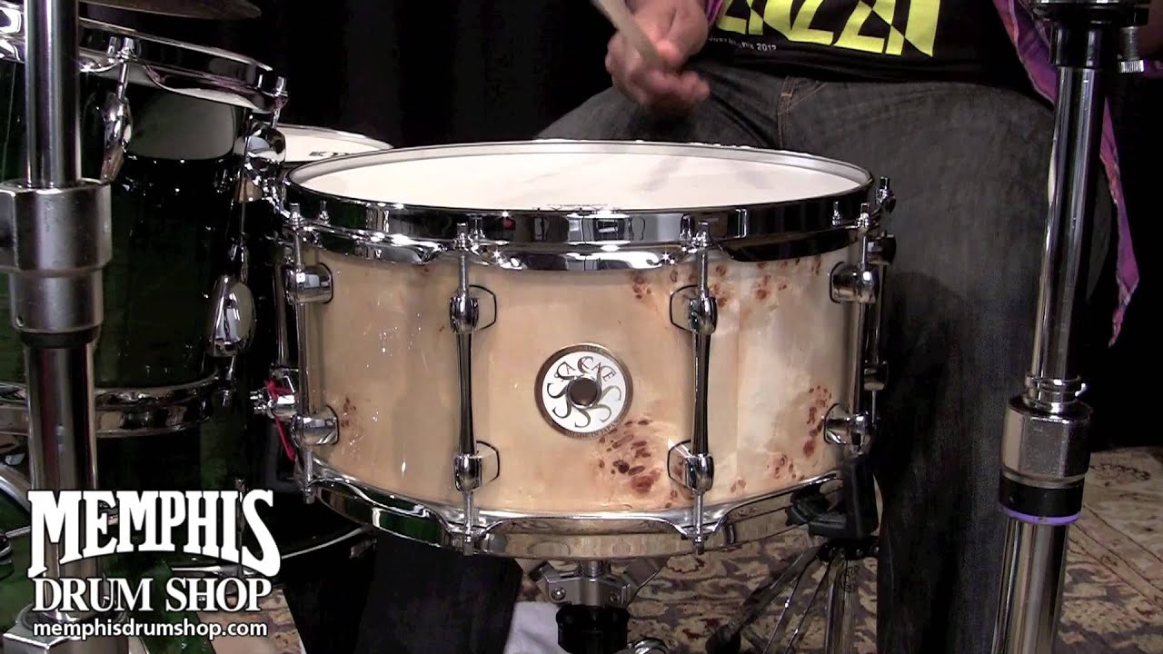 Sakae 14 x 6.5 Mappa Burl/Bubinga Snare Drum - Played by Eric Harland