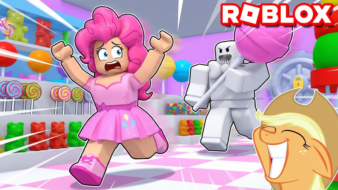 FUGINDO da LOJA DE DOCES (Roblox) #LuliRarity
