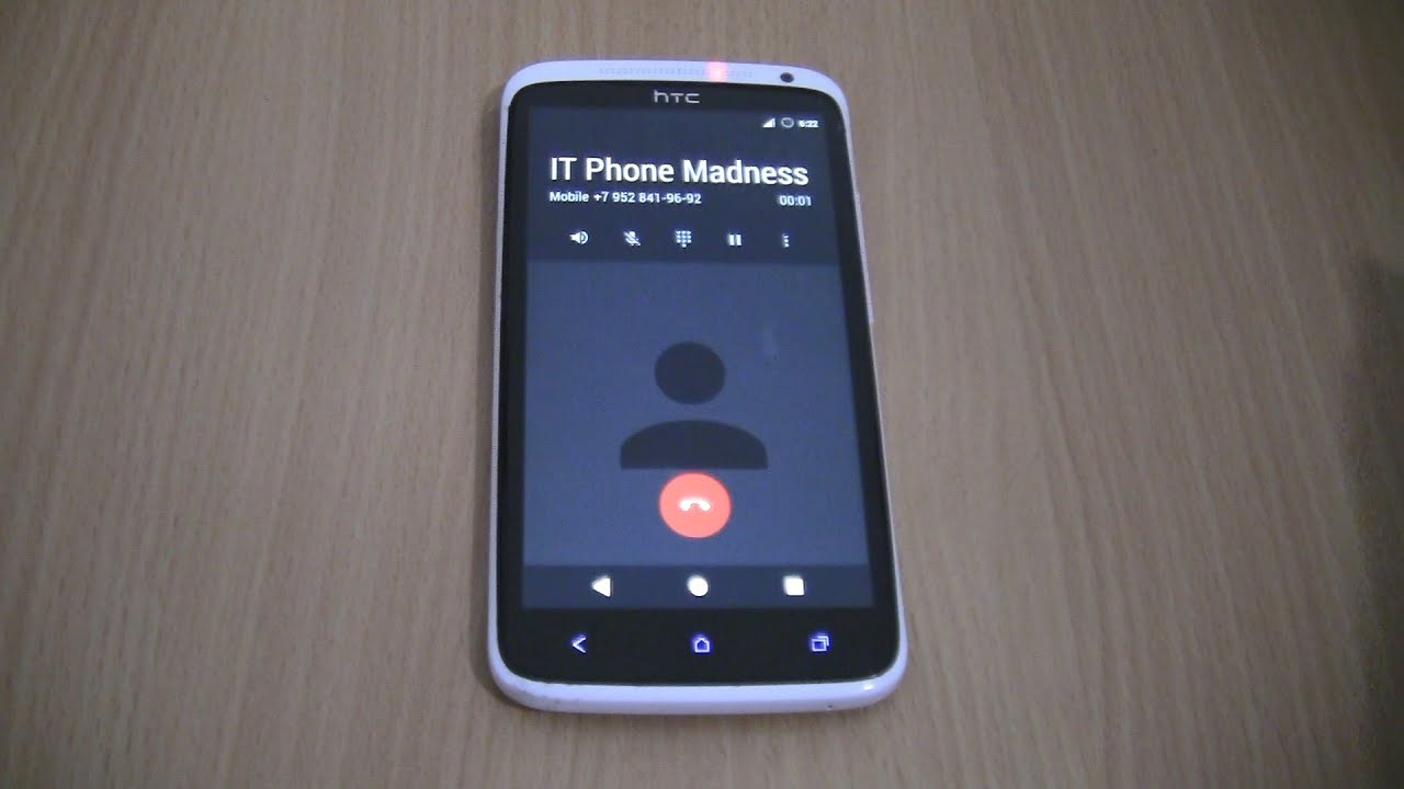 HTC One X  Custom Android incoming call