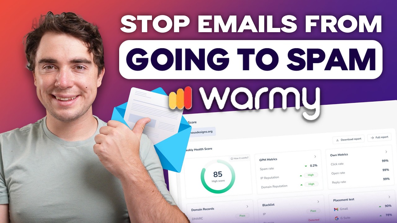 How to Stop Cold Emails from Going to Spam with Warmy.io (Step-by-Step Guide)