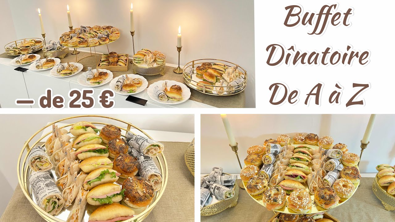 ORGANISATION | buffet dînatoire de À à Z